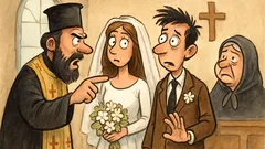 Ανέκδοτο: Σε χωριάτικο γάμο ο παπάς ρωτάει…