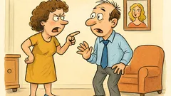 Ανέκδοτο: «Άντρα μου», λέει η σύζυγος θυμωμένη