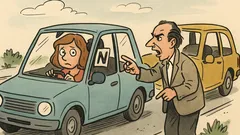 Ανέκδοτο: Οδηγούσε άπειρη οδηγός, άλλαζε λωρίδες χαμένη