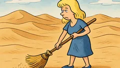 Ανέκδοτο: Τι γυρεύει ξανθιά στη Σαχάρα;