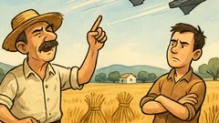 Ανέκδοτο: Πάνω απ’ τον κάμπο, Μιράζ 2000