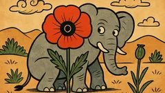 Ανέκδοτο: Έχεις δει ελέφαντα πίσω από παπαρούνα;