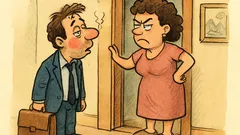 Ανέκδοτο: Η εξαγριωμένη σύζυγος στην πόρτα