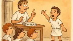 Ανέκδοτο: Ο δάσκαλος ζήτησε συντομία στην Αντιγόνη