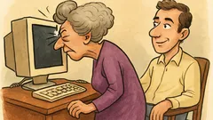 Ανέκδοτο: Η πεθερά θέλει να μπει Ίντερνετ