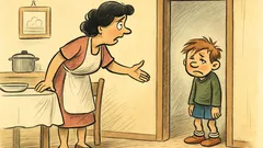 Ανέκδοτο: Μαμά, Τοτό, έλα να φας!