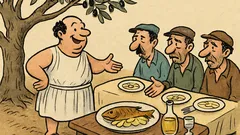 Ανέκδοτο: Ένας νοικοκύρης υποσχέθηκε μπακαλιάρο στους εργάτες