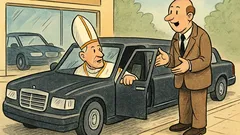 Ανέκδοτο: Ο Πάπας παίρνει λιμουζίνα για βόλτα