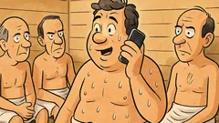 Ανέκδοτο: Μια παρέα αντρών στη σάουνα...