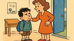 Ανέκδοτο: Ο Τοτός δεν θέλει σχολείο σήμερα