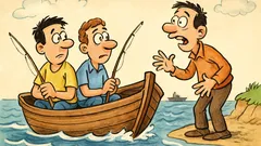 Ανέκδοτο: Δύο φίλοι για ψάρεμα με τραυλό