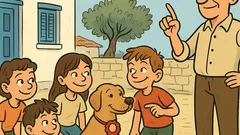 Ανέκδοτο: Ένας δάσκαλος βλέπει παιδιά με σκύλο