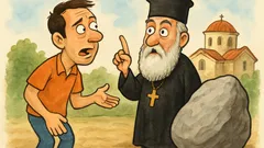 Ανέκδοτο: Πάει ένας άπιστος σε παπά…
