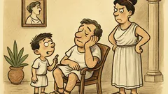 Ανέκδοτο: Ο μικρός ρωτά τον μπαμπά