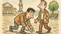 Ανέκδοτο: Δύο φίλοι βρίσκουν ένα κατοστάρικο