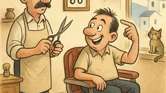 Ανέκδοτο: Πάει ένας στο κουρείο και ρωτάει…