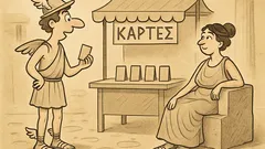 Ανέκδοτο: Ποιο είναι το αντίθετο της λέξης «κάρτα»;