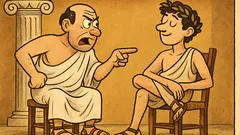 Ανέκδοτο: «Μην κάθεσαι σταυροπόδι όταν σου μιλάω!»